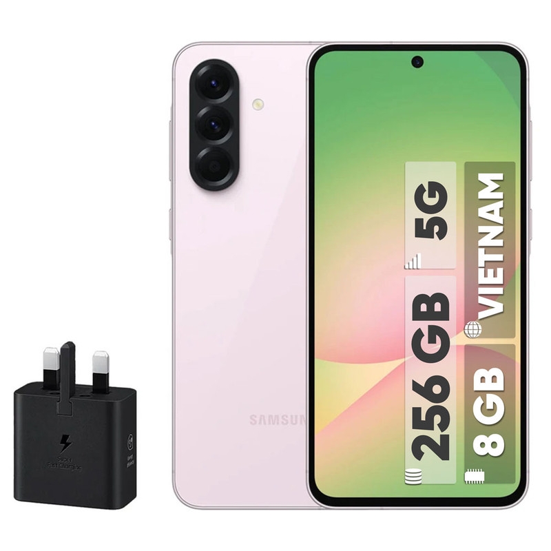 گوشی موبایل سامسونگ مدل Galaxy A56 دو سیم کارت ظرفیت 256 گیگابایت و رم 8 گیگابایت - ویتنام - به همراه شارژر 25 وات سامسونگ