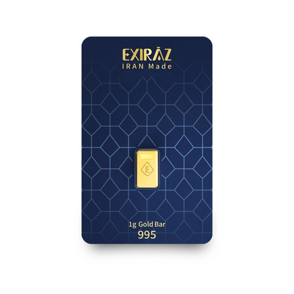 شمش طلا 24 عیار اکسیراز مدل 1G